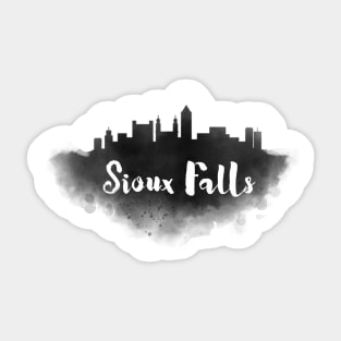 Sioux Falls watercolor Sticker